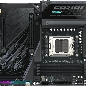 Материнская плата Gigabyte X870E A ELITE X Socket AM5 AMD X870E 4xDDR5 ATX AC`97 8ch(7.1) 5Gigabit RAID+HDMI