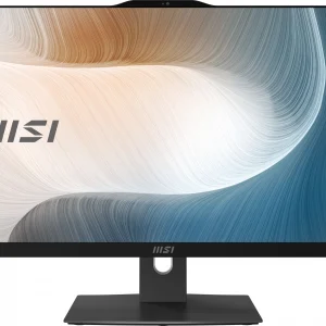 Моноблок MSI Modern AM242P 12M-1493XRU 23.8" Full HD i5 1235U (1.3) 16Gb SSD1Tb Iris Xe без ОС GbitEth WiFi BT 120W клавиатура мышь Cam черный 1920x1080