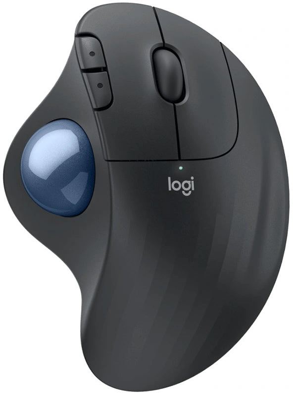 Трекбол Logitech M575S черный оптическая 2000dpi беспров. BT/Radio USB2.0 (910-007035)