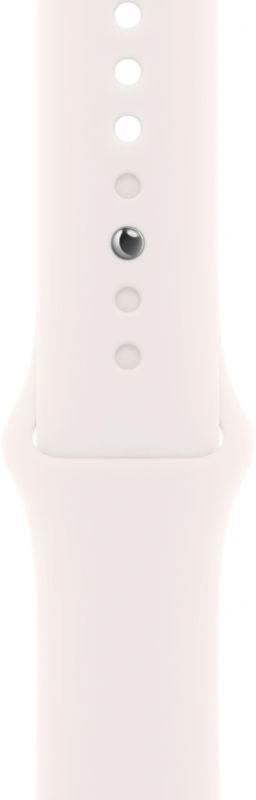 Смарт-часы Apple Watch Series 11 A3333 46мм OLED корп.розовое золото Sport Band рем.белый разм.брасл.:M/L (MEV74LW/A)