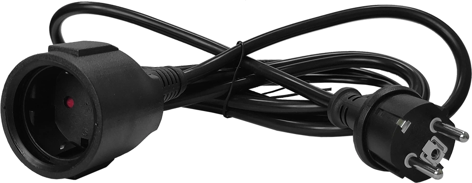 Шнур питания Lanmaster LAN-PPS/SH-10.0-BK вилка Shuko-розетка Shuko проводник.:3x1.5мм2 10м 220В 16А черный