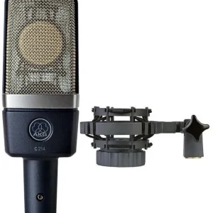 Микрофон проводной AKG C214 серый