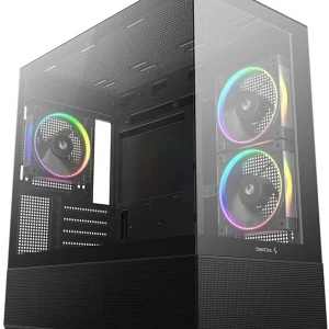 Корпус Deepcool CG380 3F черный без БП mATX 2xUSB3.0 audio bott PSU