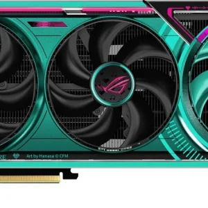 Видеокарта Asus PCI-E 5.0 ROG-ASTRAL-RTX5080-O16G-MIKU-W NVIDIA GeForce RTX 5080 16Gb 256bit GDDR7 2760/30000 HDMIx2 DPx3 HDCP Ret