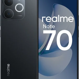 Смартфон Realme RMX5313 Note 70 128Gb 6Gb черный моноблок 3G 4G 6.7" 720x1600 Android 15 13Mpix 802.11 a/b/g/n/ac NFC GPS GSM900/1800 GSM1900