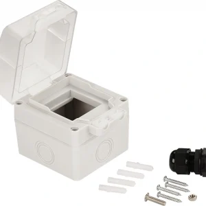 Розетка Lanmaster LAN-MB-F45/1-WP настен. MosaicRJ45 1