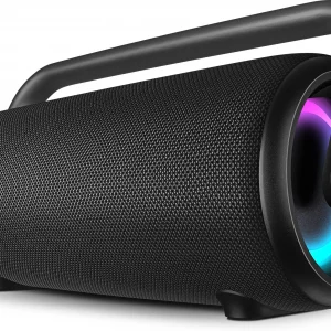 Колонка порт. Sven PS-395 черный/черный 80W Mono BT/3.5Jack 4800mAh (SV-022815)