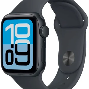 Смарт-часы Apple Watch SE 3 2025 A3325 44мм OLED корп.темная ночь Sport Band рем.темная ночь разм.брасл.:M/L (MEHQ4LW/A)