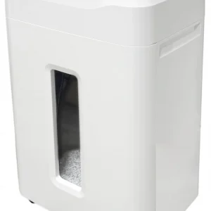 Шредер Office Kit S225 1,9х12 белый (секр.P-5) фрагменты 18лист. 35лтр. скобы пл.карты CD