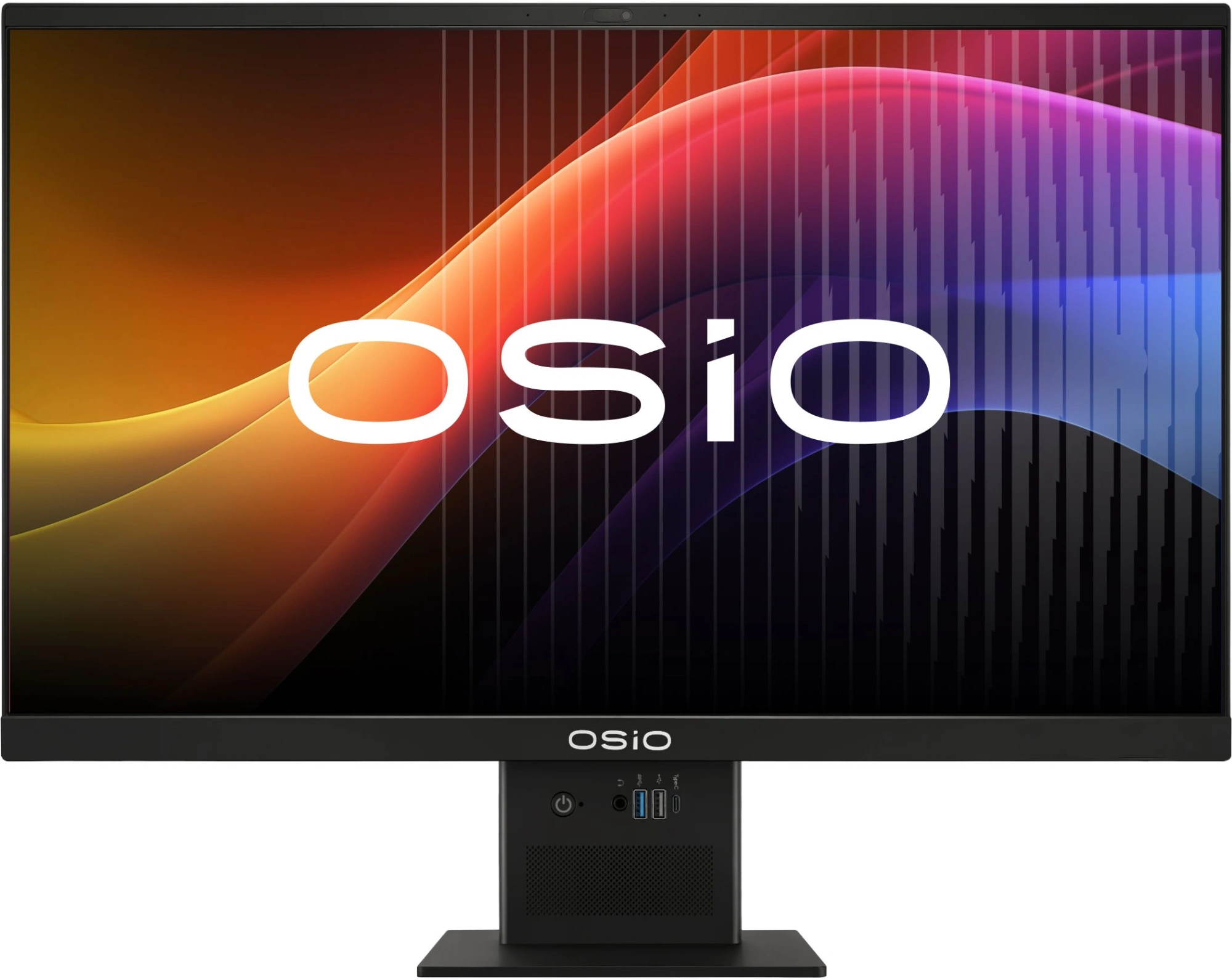 Моноблок Osio BaseLine B240i-025b 23.8" Full HD i3 1115G4 (3) 16Gb SSD512Gb UHDG Windows 11 Pro GbitEth WiFi BT 84W Cam черный 1920x1080 (RUS)