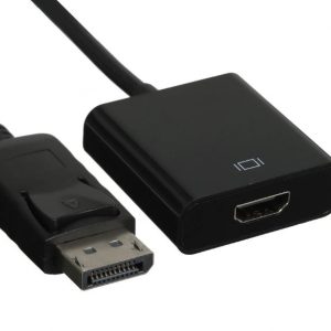 Переходник / GoPower 00-00032067 / Переходник/ Переходник GoPower DisplayPort (m)-HDMI (f) ver.1.4 черный Premium Zip-Lock c подвесом (1/200)