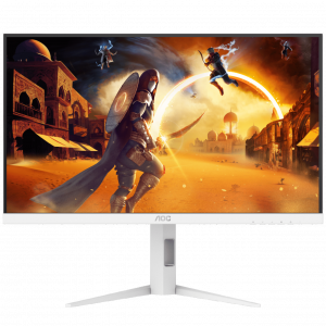 Монитор AOC Q27G4/WS 27" 2560x1440, IPS, 200Hz, 80M1, 450cd, 0.3 ms, HDMI 2.0, DisplayPort 1.4, Height adj 130, pivot, VESA 100, 3Y, White/Silver / AOC Q27G4/WS / AOC Q27G4/WS 27" 2560x1440, IPS, 200Hz, 80M1, 450cd, 0.3 ms, HDMI 2.0, DisplayPort 1.4, Height adj 130, pivot, VESA 100, 3Y, White/Silver