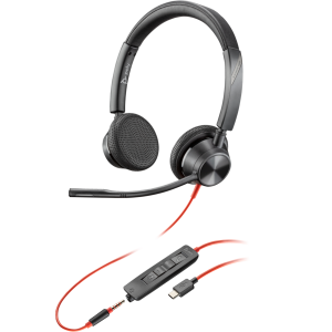 Гарнитура проводная / Plantronics Poly BW 3325 -M USB-C HS +USB-C/A (8X222AA) / Гарнитура проводная/ Poly BW 3325 -M USB-C HS +USB-C/A
