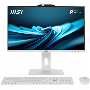 Моноблок / MSI 9S6-AE0622-846 / MSI PRO AP242P 14M-684XRU  23.8"(1920x1080 IPS)/Intel Core i5 14400(2.5Ghz)/8192Mb/512PCISSDGb/noDVD/IntIntel UHD Graphics 730/Cam/BT/WiFi/-/war 1y/White/noOS + Wireless KB+M