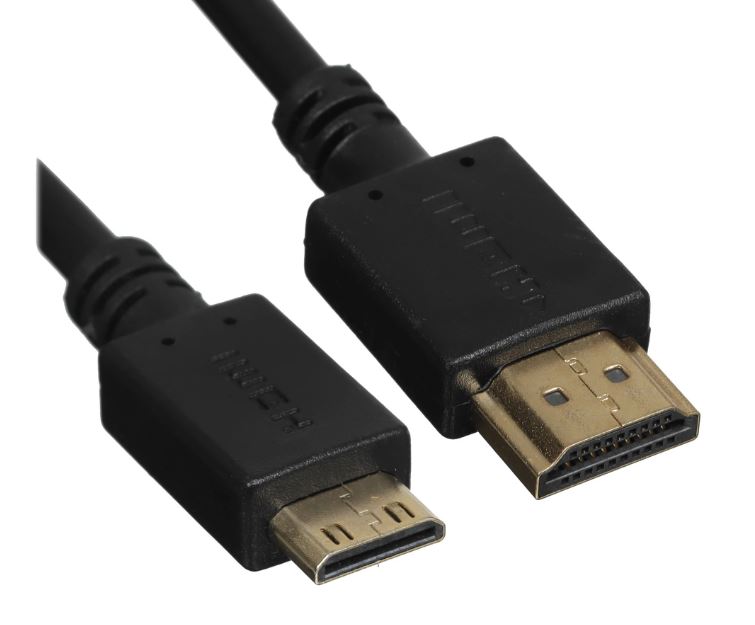 Кабель / GoPower 00-00032057 / Кабель/ Кабель GoPower HDMI (m)-miniHDMI (m) 1,8м ПВХ ver.1.4 черный Premium Zip-Lock c подвесом (1/100)