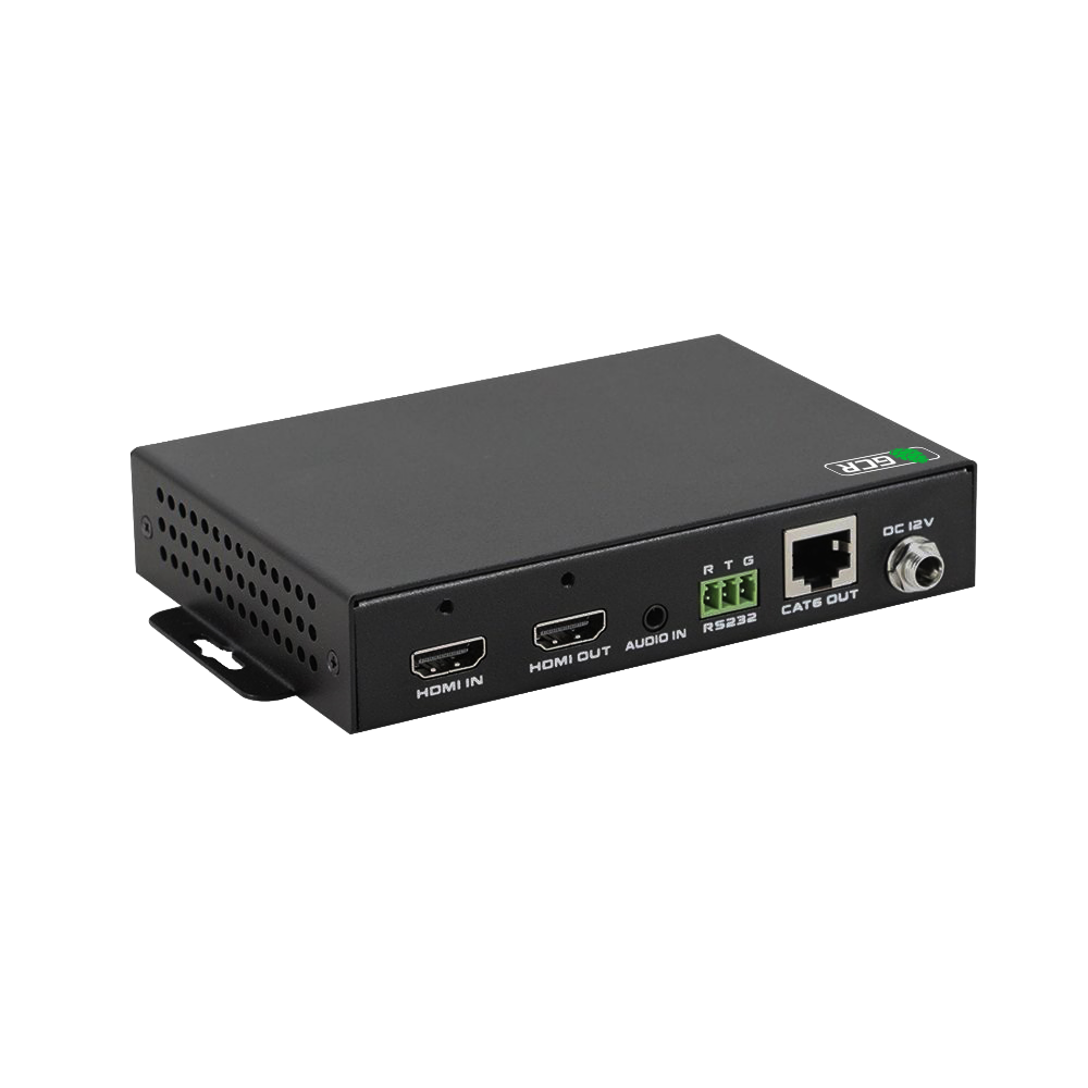 Удлинитель HDMI / Greenconnect GCR-57426 / GCR Удлинитель HDMI 2.0 по витой паре с поддержкой HDBaseT 4K60Hz 18G до 70М передатчик + приемник, поддержка EDID, RS232, Audio, GCR-57426