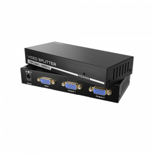 Разветвитель / Greenconnect GCR-57604 / GCR Сплиттер-разветвитель VGA 1 на 2 монитора, 200MHz, GCR-57604