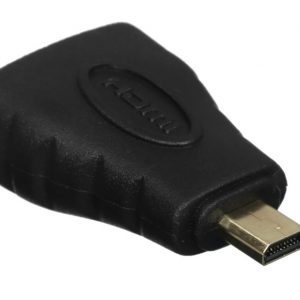 Переходник / GoPower 00-00032058 / Переходник/ Переходник GoPower HDMI (f)-microHDMI (m) ver.1.4 черный Premium Zip-Lock c подвесом (1/500)