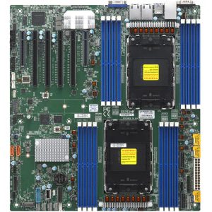 Системная плата / SuperMicro MBD-X13DEI-B_bundle / Системная плата/ MB Supermicro X13DEI, 2xLGA-4677, Intel Xeon SP gen 4, Intel C741, 16x DDR5 4800/4400/4000 MHz. 2x1Gbe Base-T BCM5720+1xMgmt LAN, 10xSATA3, 2xSATA-DOM, 6xUSB3, 4xPCI-Ex16+2xPCI-E x8+3xMCIO x8, 2xM.2, eATX
