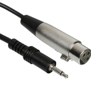 Кабель / GoPower 00-00032070 / Кабель/ Кабель AUX GoPower Jack 3.5mm (m)-XLR 3м ПВХ черный Premium Zip-Lock c подвесом (1/50)