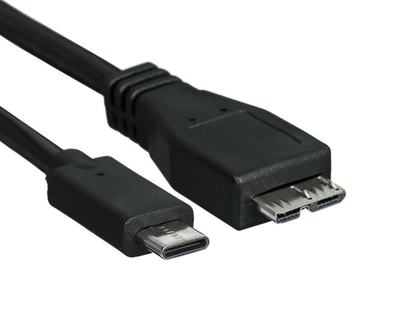 Кабель / GoPower 00-00032071 / Кабель/ Кабель GoPower Type-C (m)-microUSB-B (m) 0.5м ПВХ черный Premium Zip-Lock c подвесом (1/200)