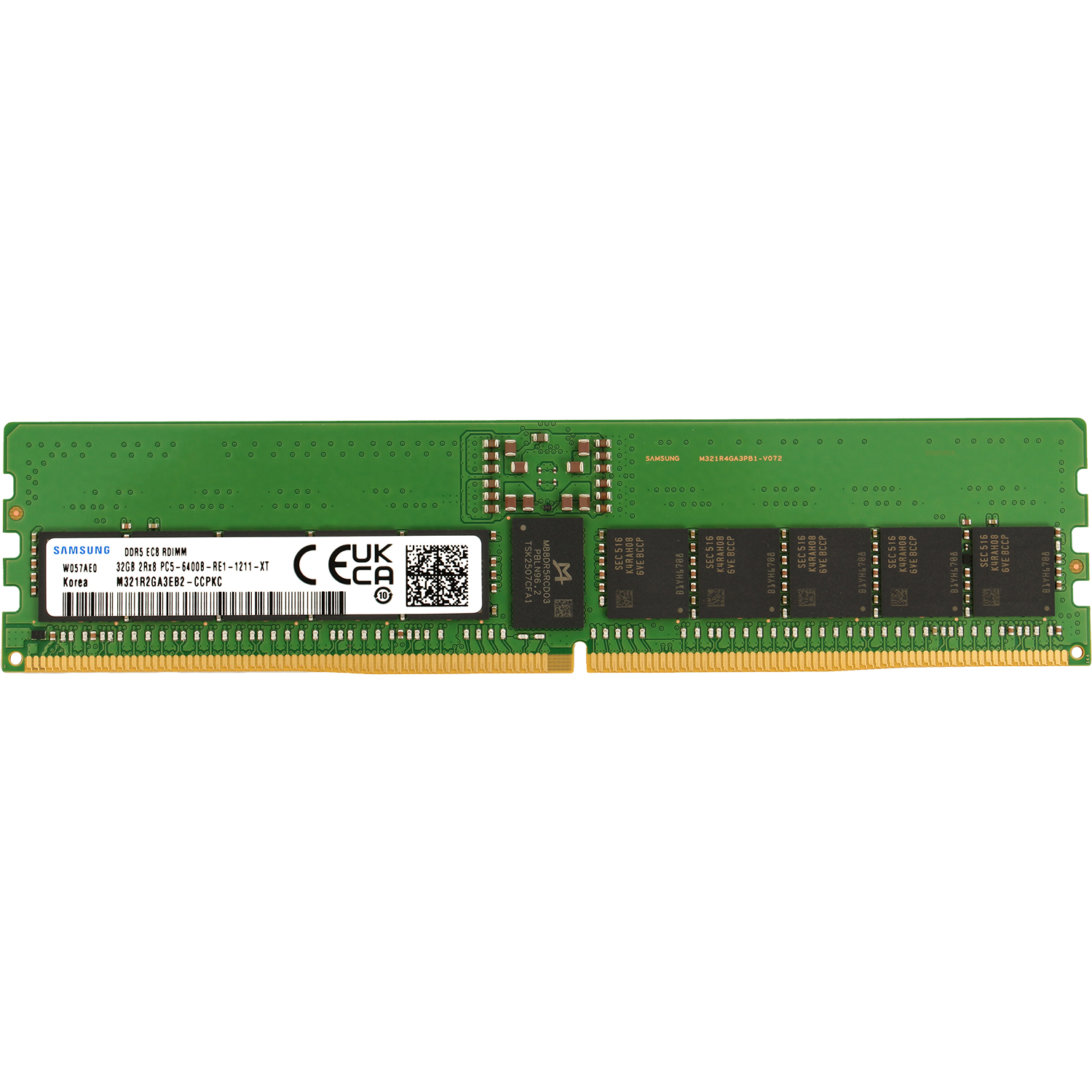 Память оперативная / Samsung Electronics M321R2GA3EB2-CCPKC / Память оперативная/ Samsung DDR5 16GB RDIMM 6400 1Rx8 1.1V