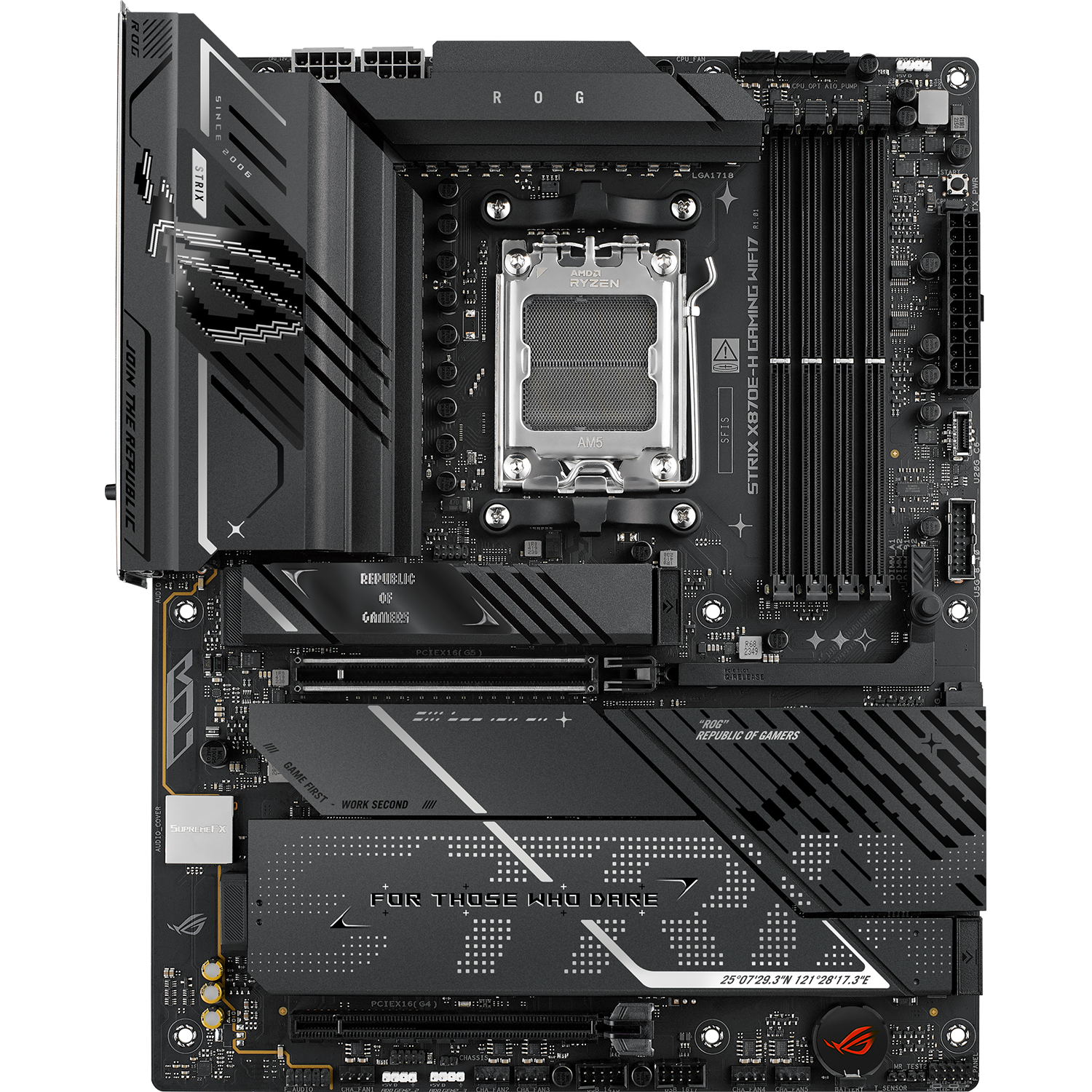 Материнская плата / ASUS ROG STRIX X870E-H GAMING WIFI7 (90MB1M90-M0EAY0) / Материнская плата/ ROG STRIX X870E-H GAMING WIFI7