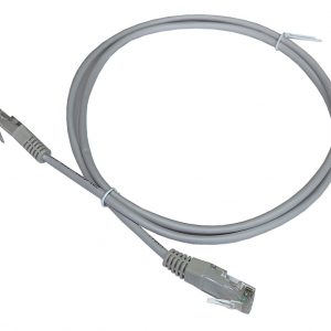 Патч-корд Lanmaster TWT2-45-45-5.0-GY вилка RJ-45-вилка RJ-45 кат.5е 5м серый ПВХ (уп.:1шт)