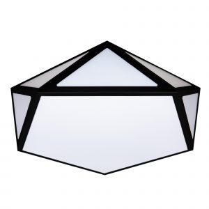 Светильник Hiper H837-0 потолоч. 40Вт белый/черный (плохая упаковка)