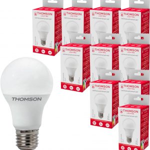 Лампа светодиодная Thomson B2004 9Вт цок.:E27 груша 220B св.свеч.бел.нейт. A60 (упак.:10шт) (TH-B2004-10)