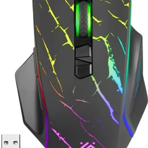 Мышь Defender Uran GM-503 черный оптическая 3200dpi беспров. USB для ноутбука 7but (52503)