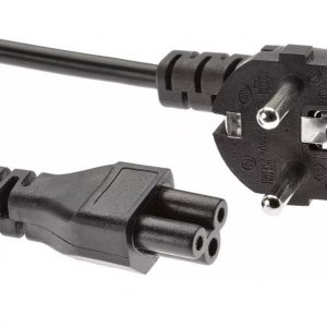 Кабель Premier 5-282 IEC C5 (3-pin) Евровилка угловой 1м (5-282(0.5) 1.0) черный (Bulk)