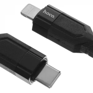 Кабель Hoco U110 iP PD USB Type-C (m)-Lightning (m) 1.2м черный коробка