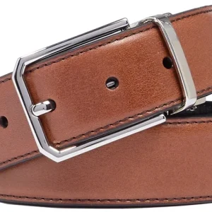 Ремень мужской The Bridge Brunelleschi 03450401/6V-110х3.5см коричневый/черный натур.кожа