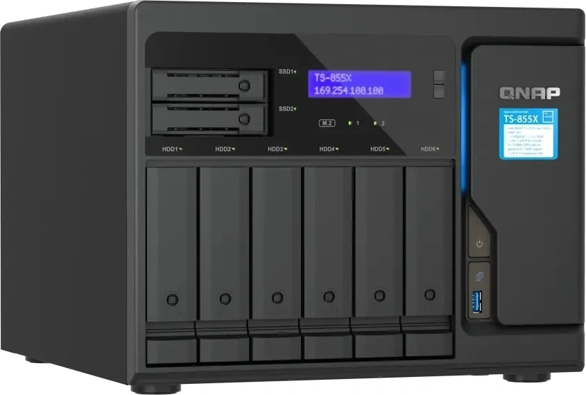 Сетевое хранилище NAS Qnap TS-855X-8G 8-bay