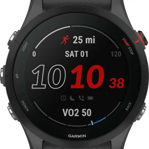 Смарт-часы Garmin Forerunner 255 1.3" корп.черный рем.темно-серый (010-02641-10)