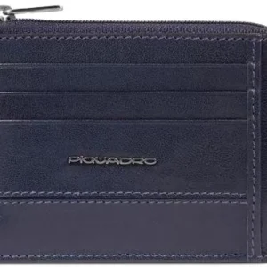 Чехол для кредитных карт Piquadro Philip PP4822W136R/BLU синий натур.кожа