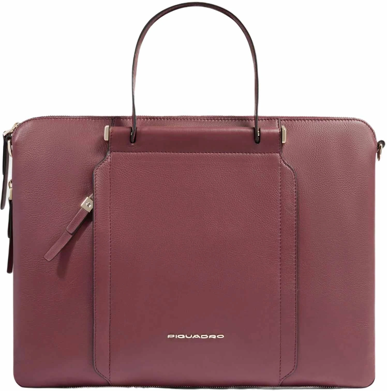 Сумка женская Piquadro Circle CA4021W92/BO с отделением для ноутбука 15.6" бургунди натур.кожа