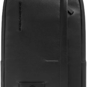Рюкзак слинг мужской Piquadro Russel CA6764W137/N черный кожа