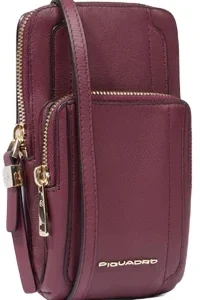Чехол для смартфона Piquadro Circle AC6836W92R/BO бургунди натур.кожа