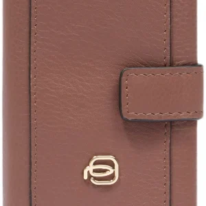 Чехол для кредитных карт Piquadro Lyra PP5649W92R/MBE коричневый/бежевый натур.кожа