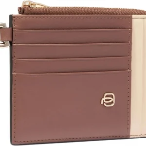 Чехол для кредитных карт Piquadro Lyra PP5910W92R/MBE коричневый/бежевый натур.кожа