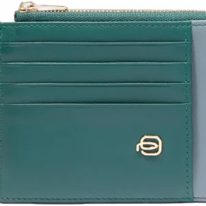 Чехол для кредитных карт Piquadro Lyra PP5910W92R/OTAV бирюзовый/голубой натур.кожа