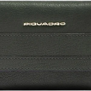 Кошелек женский Piquadro Patricia PD5216W140R/VE зеленый натур.кожа