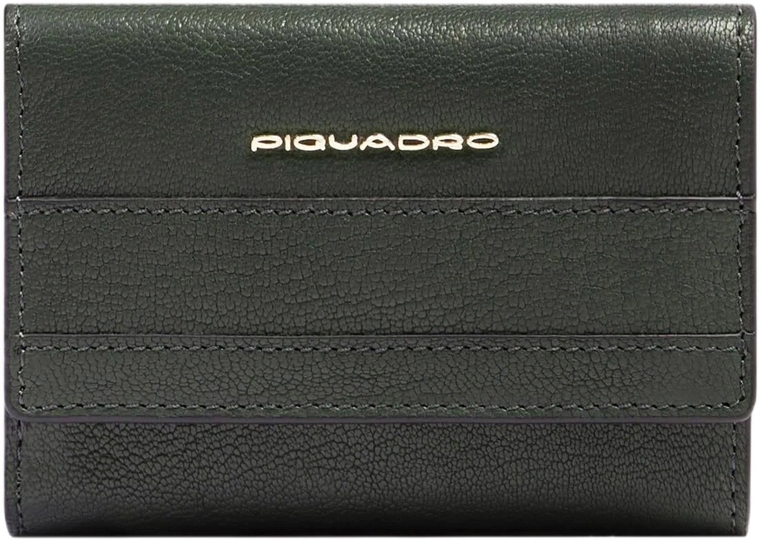 Кошелек женский Piquadro Patricia PD5216W140R/VE зеленый натур.кожа