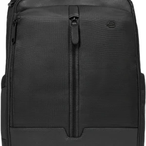 Рюкзак мужской Piquadro Marcel CA6823W138/N черный ткань/натур.кожа