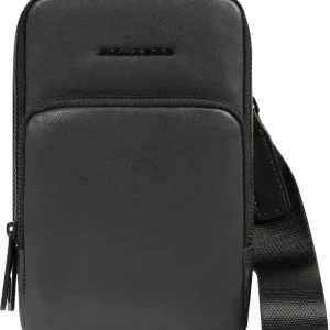 Чехол для смартфона Piquadro Harper AC6851APR/N черный натур.кожа