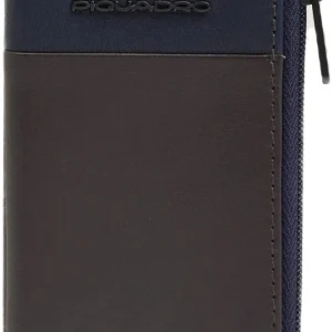 Кошелек Piquadro Harper PP5585APR/BLUTM синий/коричневый натур.кожа