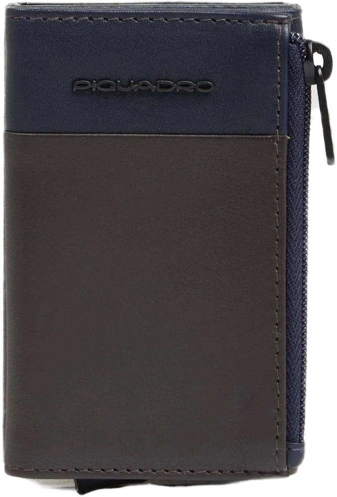 Кошелек Piquadro Harper PP5585APR/BLUTM синий/коричневый натур.кожа
