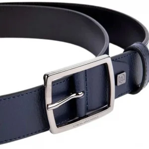 Ремень мужской Piquadro Modus CU6744MOS/BLU 125х3.5см синий натур.кожа